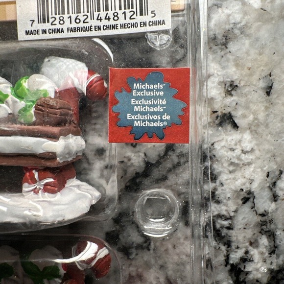 Lemax Peppermint Cookie Bench, Set Of 2 (Michael’s Exclusive Version) - Picture 5 of 5